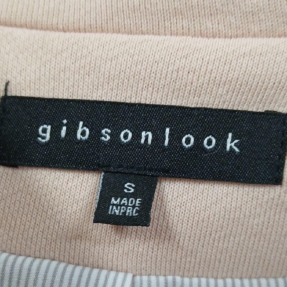 Gibson Look Pearl Blush Pink Single Button Notch Collar Blazer Size SM - Picture 4 of 9